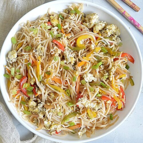 Egg Hakka Noodles