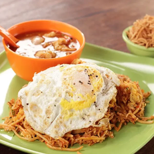 Non-Veg Triple Schezwan Fried Noodles/Rice