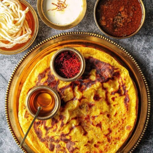 Puran Poli with Khata Chi Amit