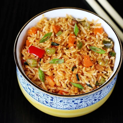 Veg Triple Schezwan Fried Noodles/Rice